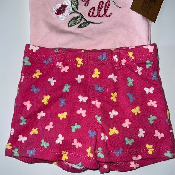 🛍CUTE Little Girls OUTFIT ( NWT TOP ) SIZE 0- 3 MONTHS - Picture 4 of 8